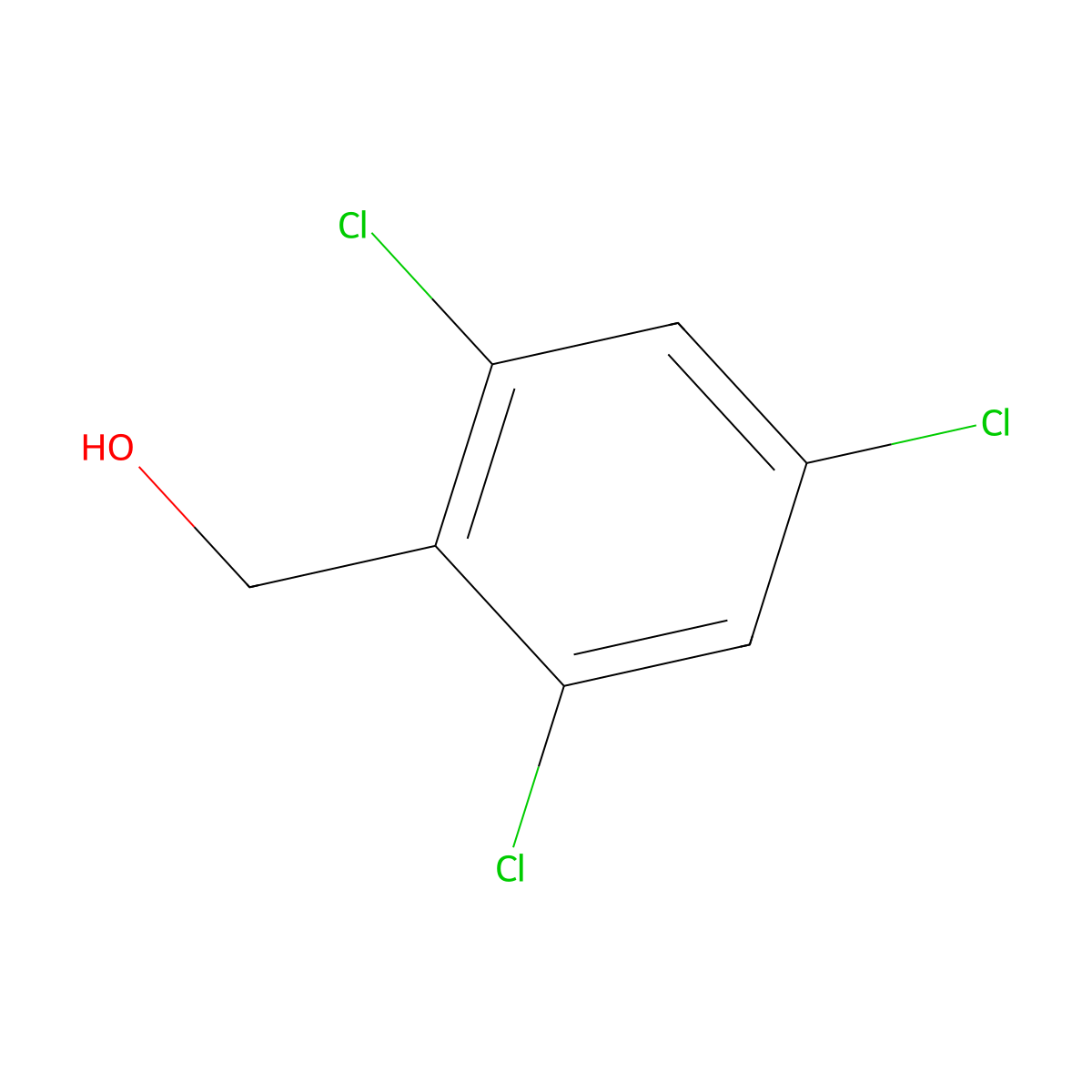 2,4,6-Trichlorobenzyl alcohol molecular structure, CAS 217479-60-2