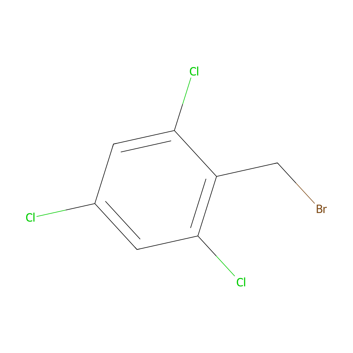 2-(Bromomethyl)-1,3,5-trichlorobenzene molecular structure, CAS 217479-61-3