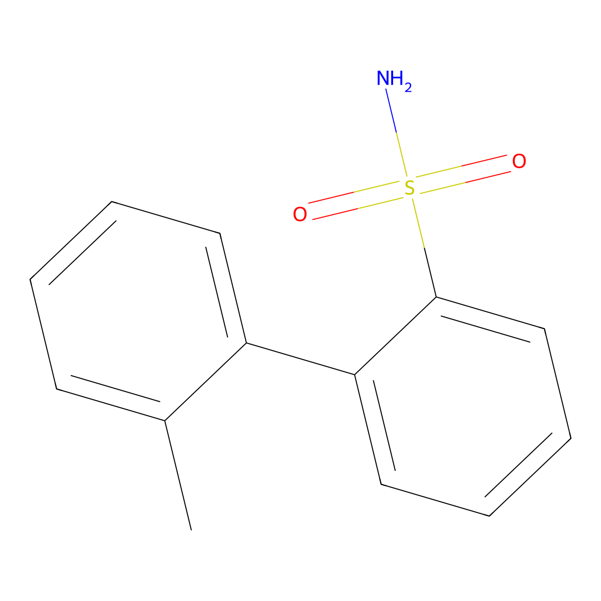 2-(2-Methylphenyl)benzene-1-sulfonamide molecular structure, CAS 217498-86-7
