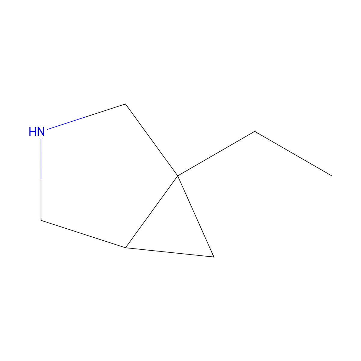 1-Ethyl-3-azabicyclo[3.1.0]hexane molecular structure, CAS 2174980-89-1