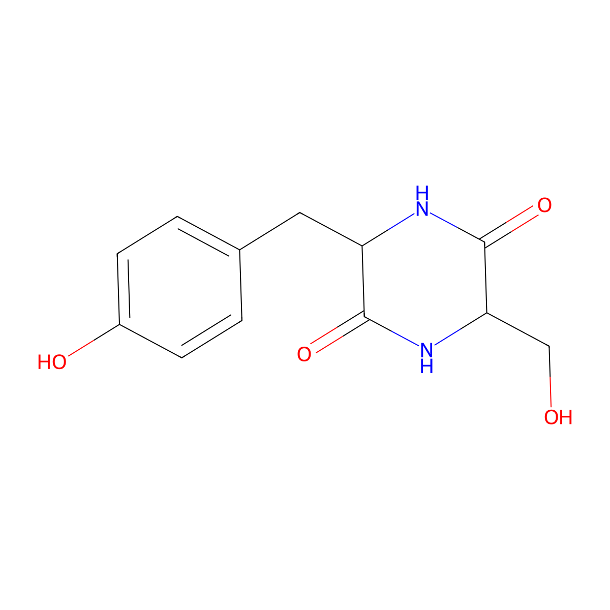 Cyclo(seryltyrosyl) molecular structure, CAS 21754-31-4