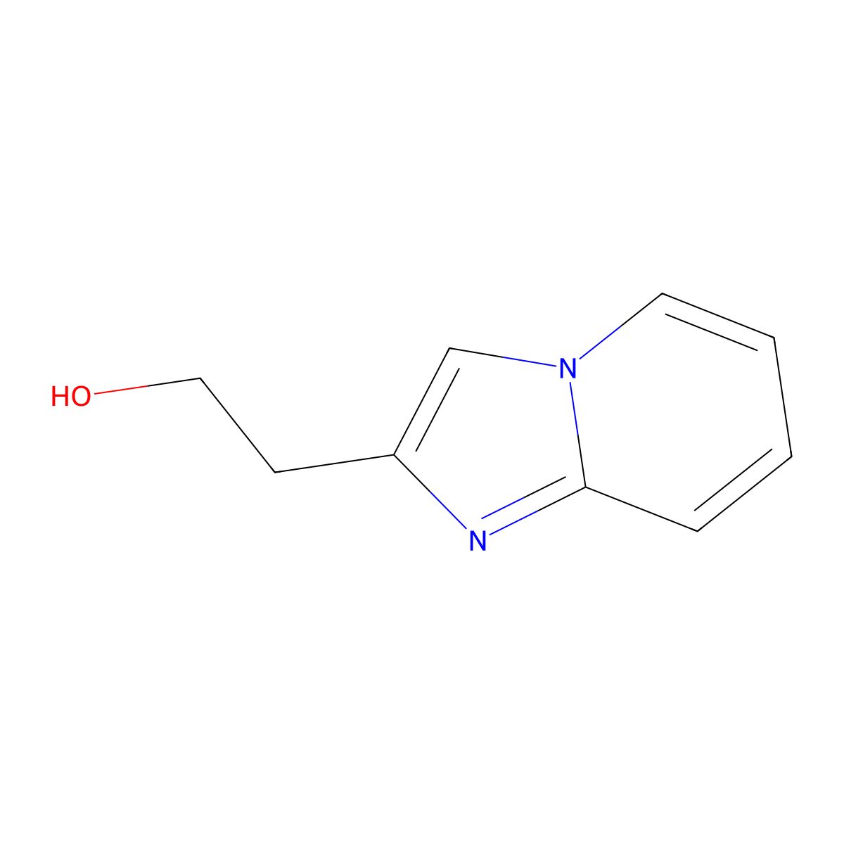 2-(Imidazo[1,2-a]pyridin-2-yl)ethanol molecular structure, CAS 21755-54-4