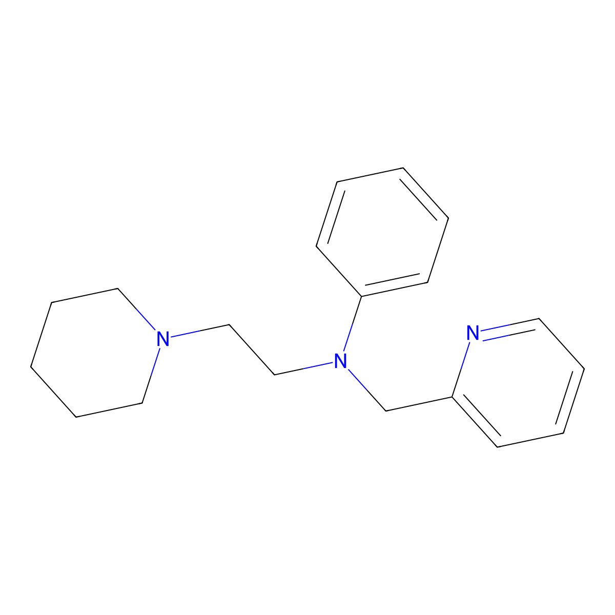 Picoperidamine molecular structure, CAS 21755-66-8