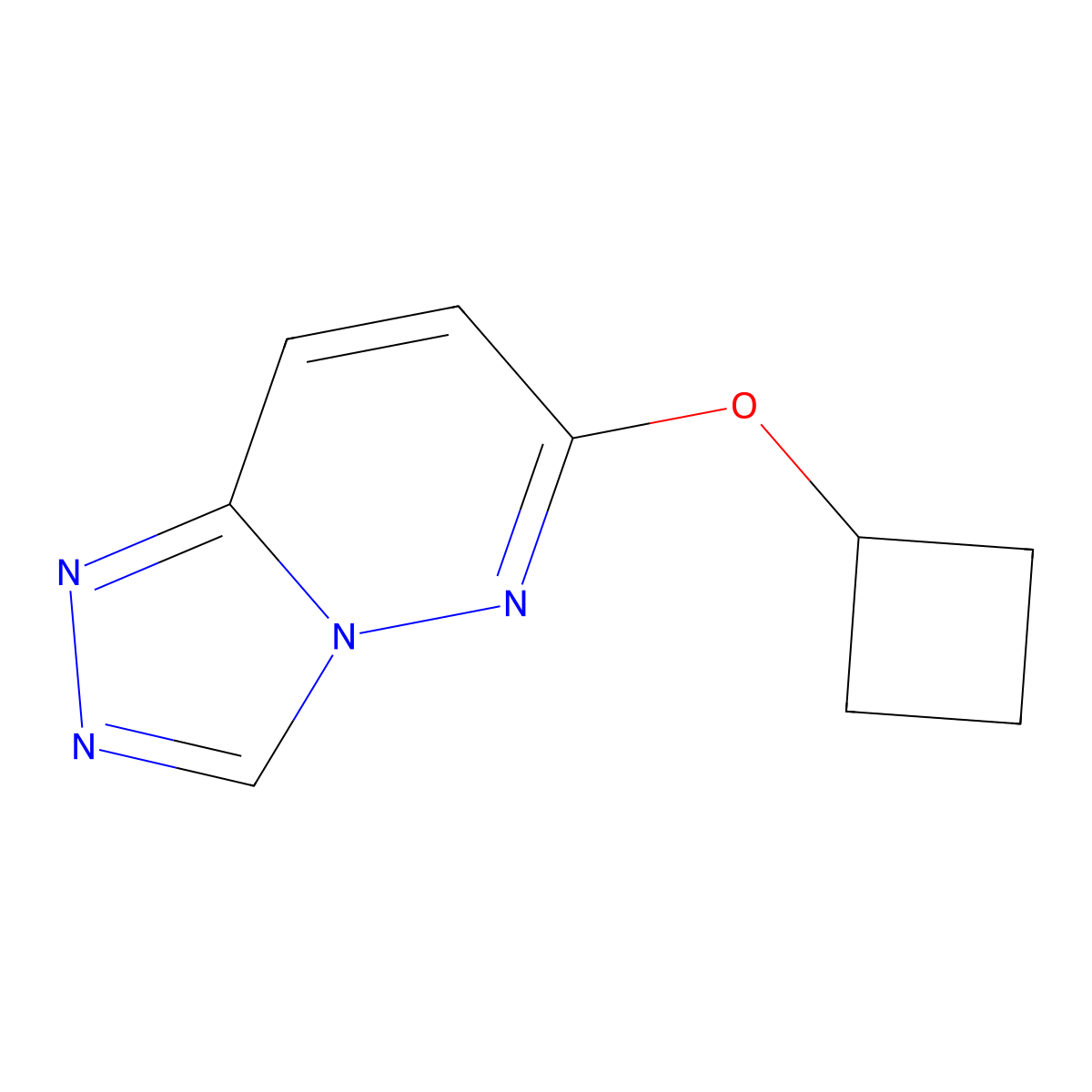 6-Cyclobutoxy-[1,2,4]triazolo[4,3-b]pyridazine molecular structure, CAS 2175978-95-5
