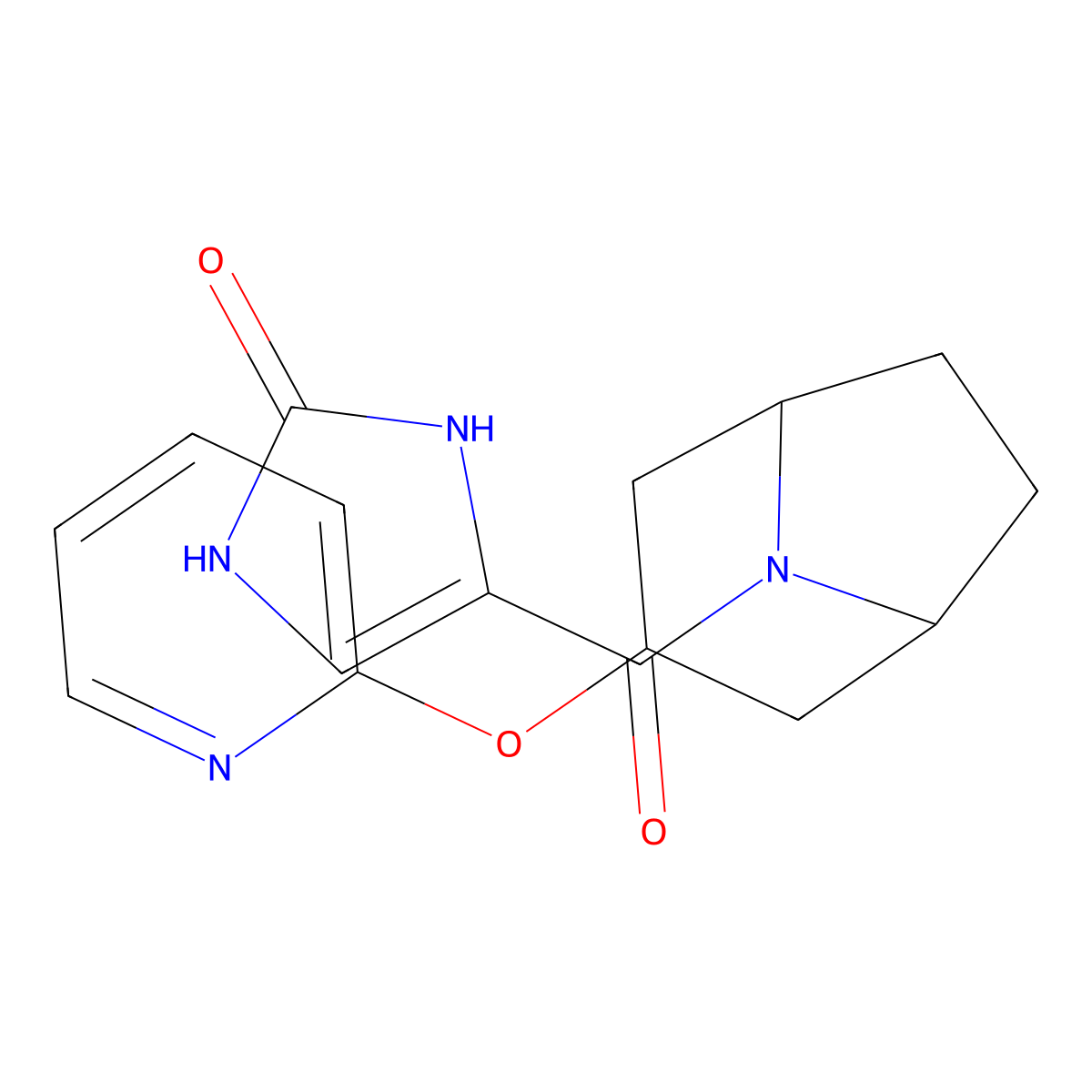 4-[3-(pyridin-2-yloxy)-8-azabicyclo[3.2.1]octane-8-carbonyl]-2,3-dihydro-1H-imidazol-2-one molecular structure, CAS 2175979-00-5