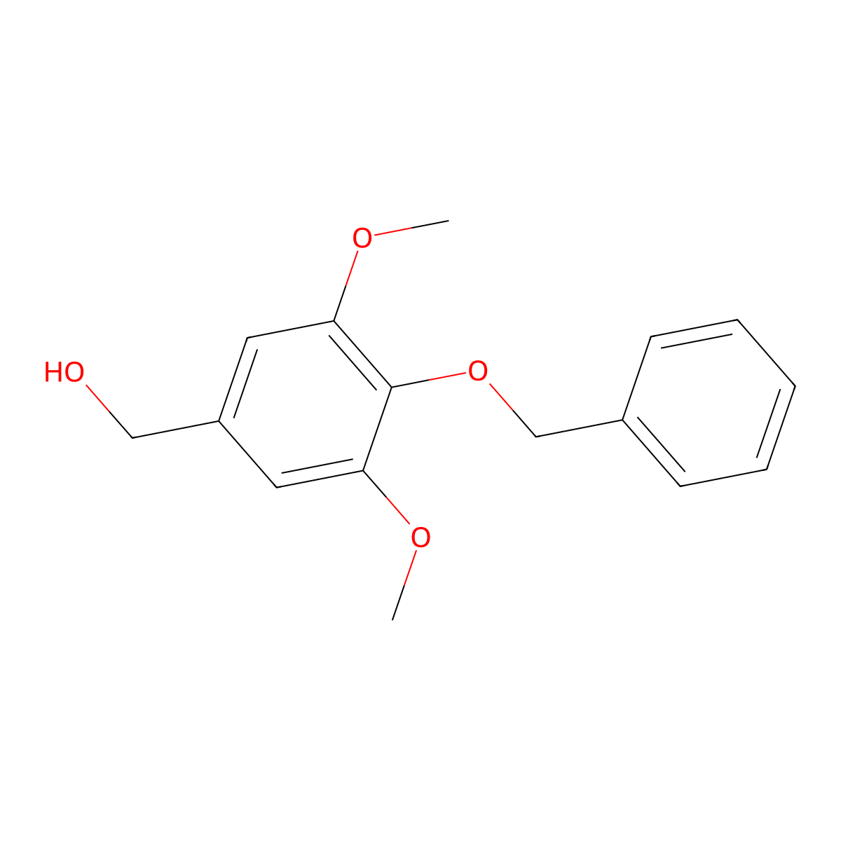 [4-(Benzyloxy)-3,5-dimethoxyphenyl]methanol molecular structure, CAS 2176-18-3