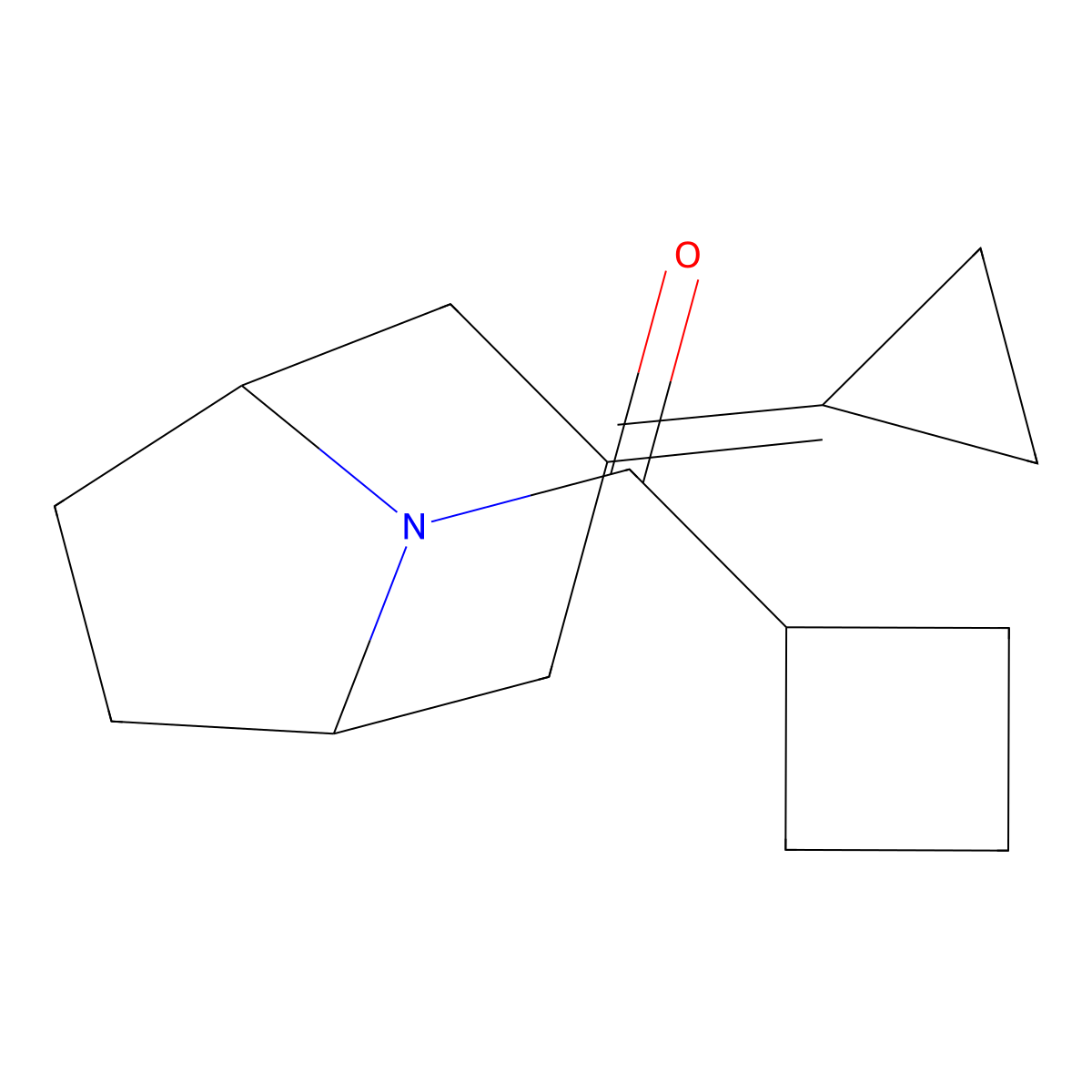 8-Cyclobutanecarbonyl-3-cyclopropylidene-8-azabicyclo[3.2.1]octane molecular structure, CAS 2176124-68-6