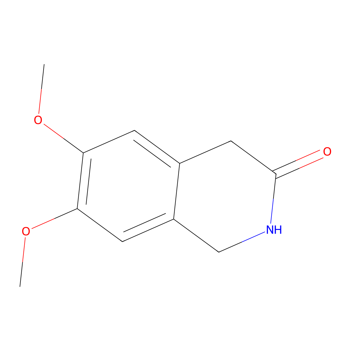 6,7-Dimethoxy-1,4-dihydroisoquinolin-3(2H)-one molecular structure, CAS 21763-07-5