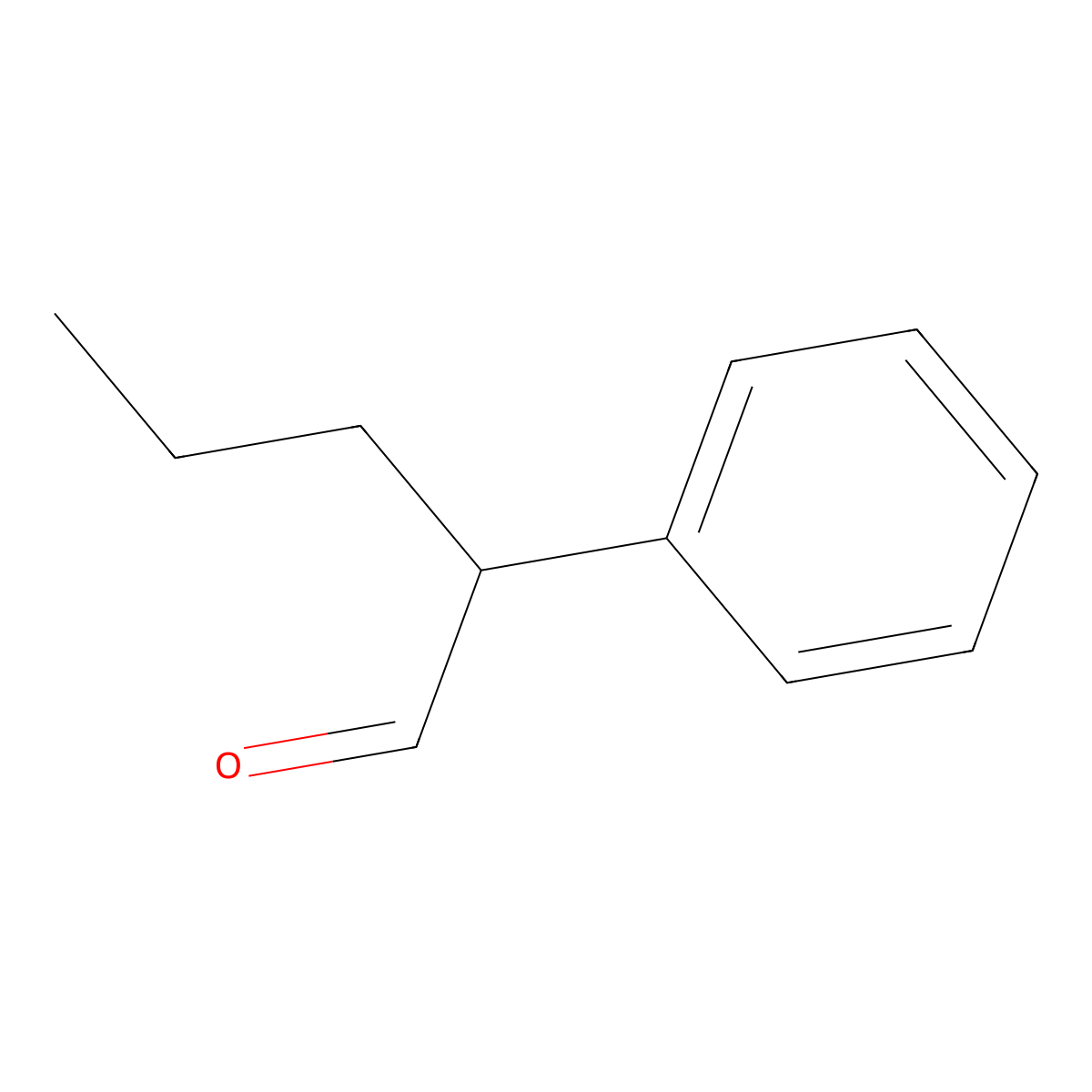 2-Phenylpentanal molecular structure, CAS 21765-78-6