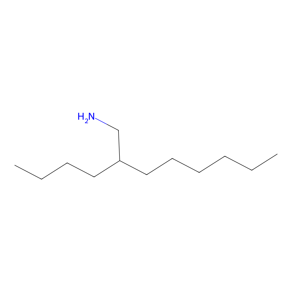 2-Butyl-n-octan-1-amine molecular structure, CAS 217655-07-7