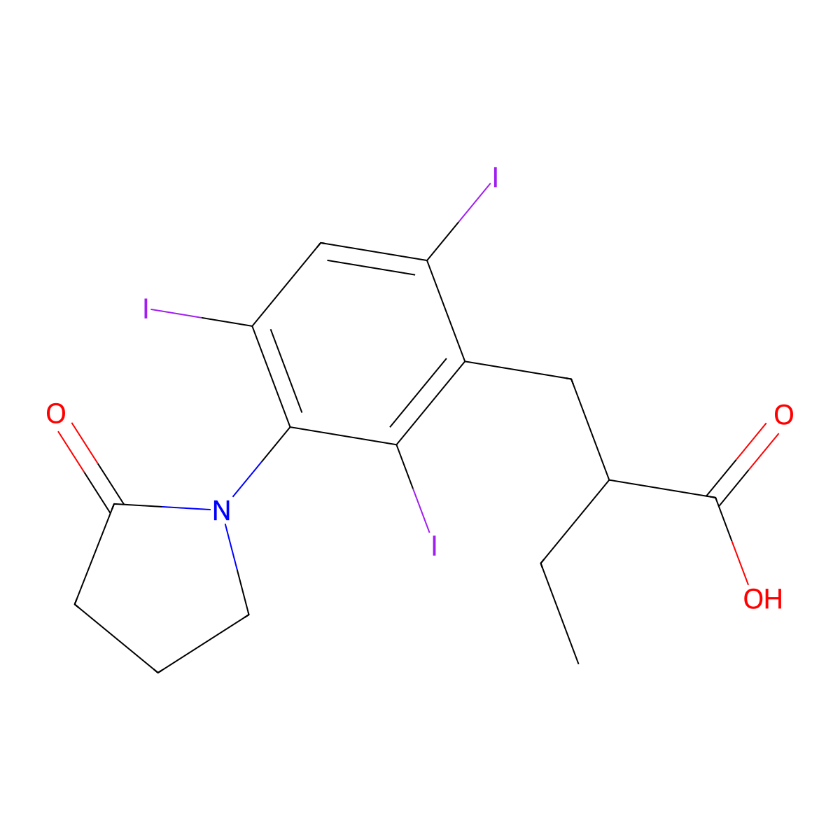 Iolidonic Acid molecular structure, CAS 21766-53-0
