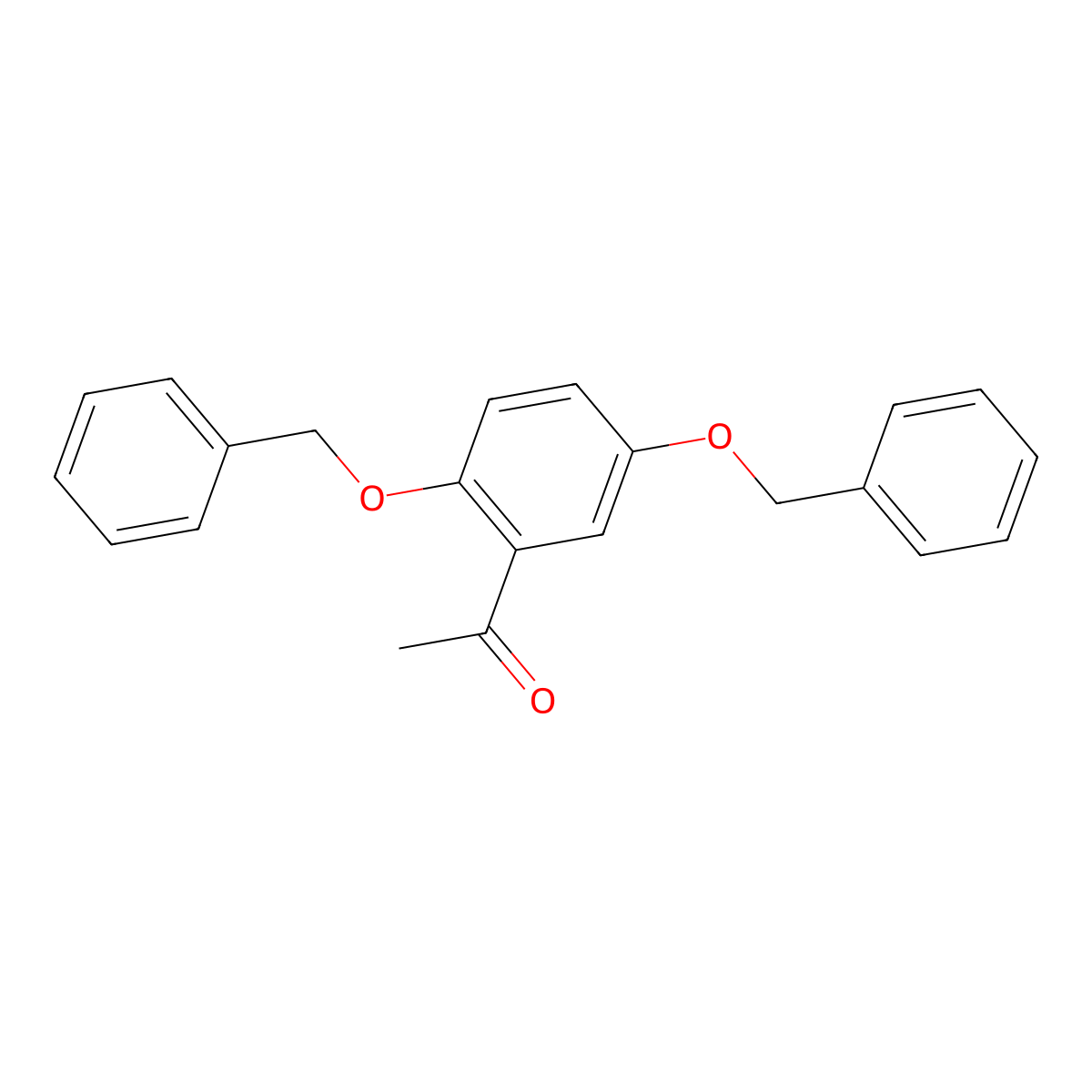 1-(2,5-Bis(benzyloxy)phenyl)ethanone molecular structure, CAS 21766-81-4
