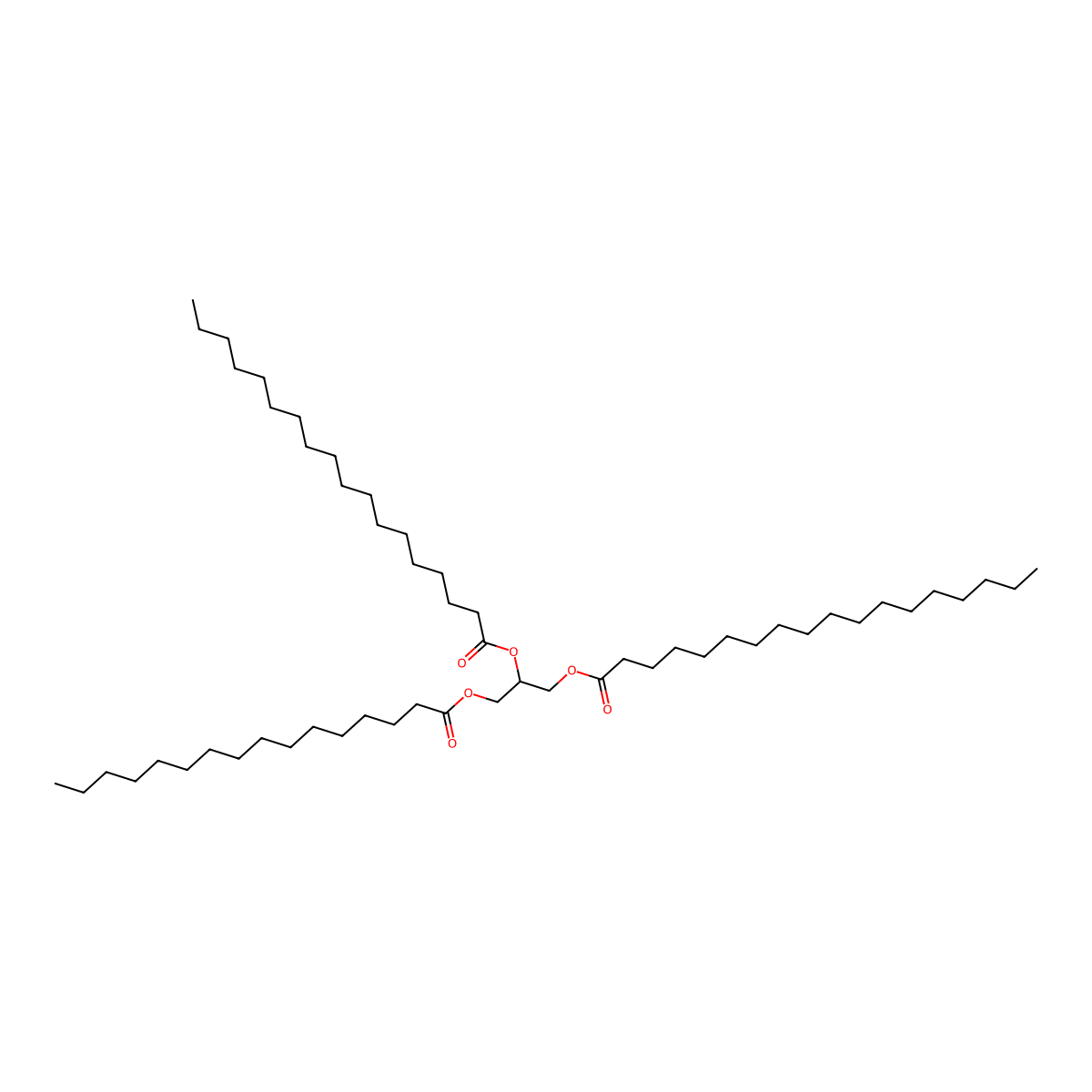 1,2-Distearoyl-3-palmitoyl-rac-glycerol molecular structure, CAS 2177-99-3