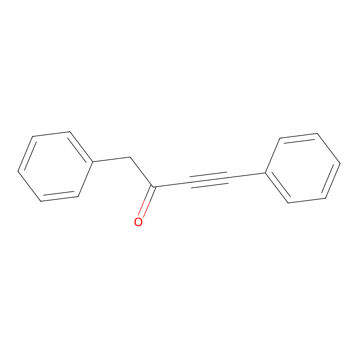 1,4-Diphenylbut-3-yn-2-one molecular structure, CAS 21772-11-2