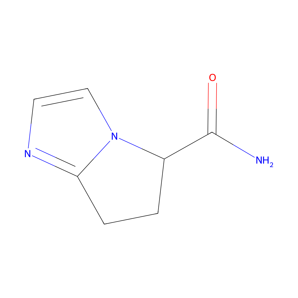 6,7-Dihydro-5H-pyrrolo[1,2-A]imidazole-5-carboxamide molecular structure, CAS 2177258-01-2