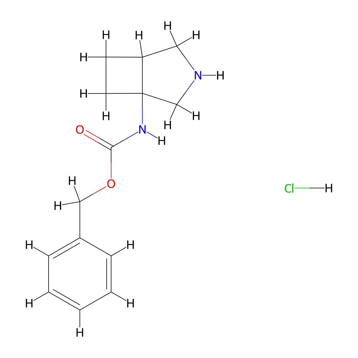Benzyl 3-Azabicyclo[3.2.0]Heptan-1-Ylcarbamate Hydrochloride molecular structure, CAS 2177258-17-0