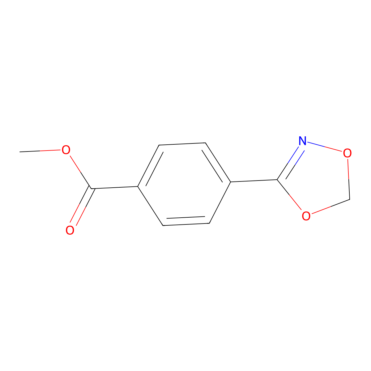 Methyl 4-(1,4,2-dioxazol-3-yl)benzoate molecular structure, CAS 2177259-08-2