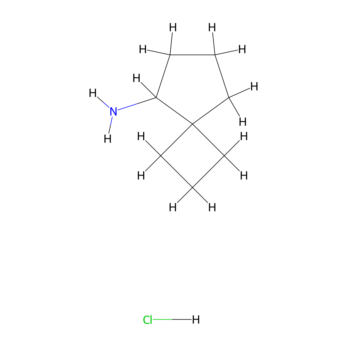 Spiro[3.4]octan-5-amine hydrochloride molecular structure, CAS 2177259-23-1