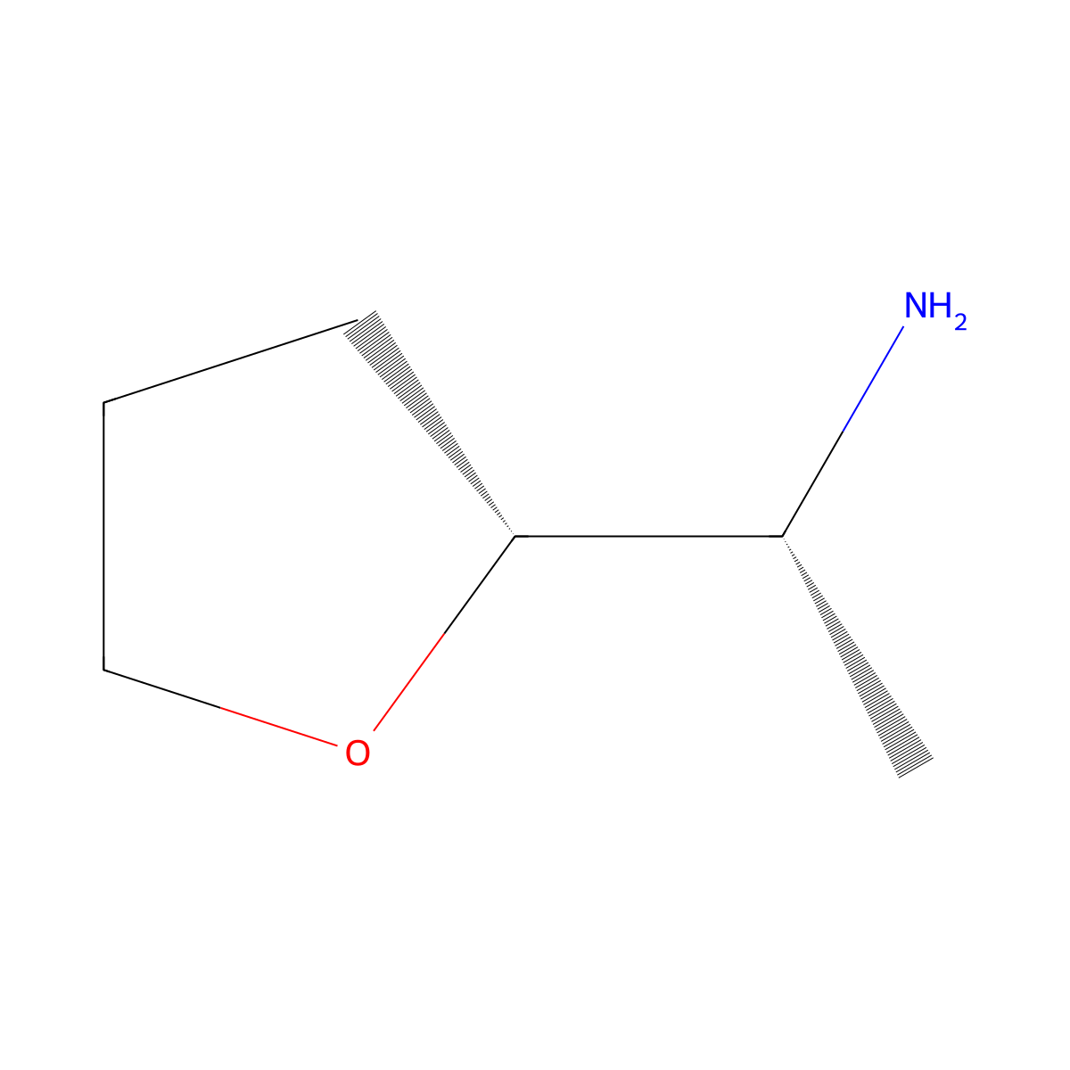 (S)-1-((S)-tetrahydrofuran-2-yl)ethanamine molecular structure, CAS 2177259-28-6