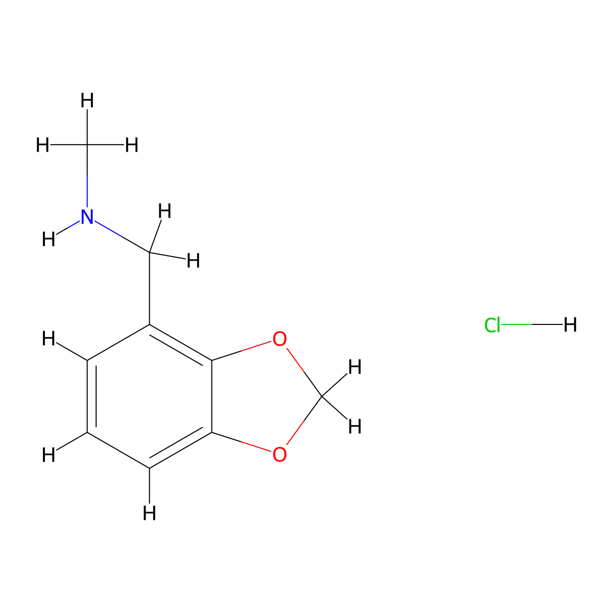 1-(Benzo[d][1,3]dioxol-4-yl)-N-methylmethanamine hydrochloride molecular structure, CAS 2177259-47-9