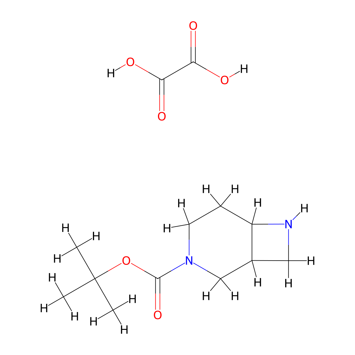 3,7-Diaza-Bicyclo[4.2.0]Octane-3-Carboxylicacidtert-Butylester Oxalate molecular structure, CAS 2177263-40-8