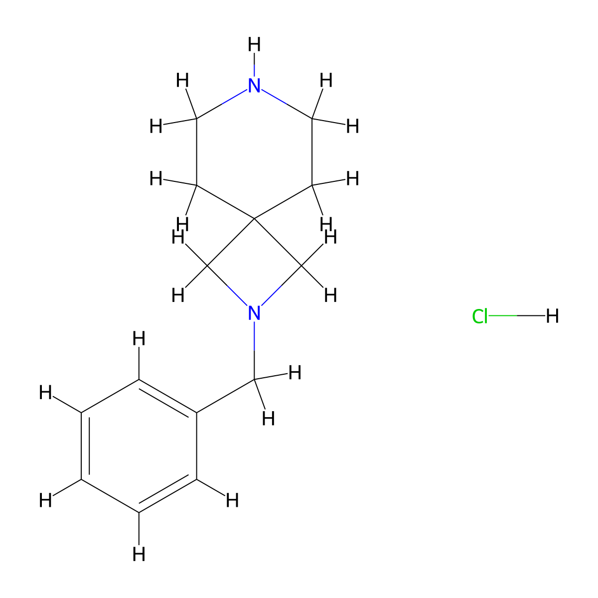 2-Benzyl-2,7-Diazaspiro[3.5]Nonane Hydrochloride molecular structure, CAS 2177265-01-7