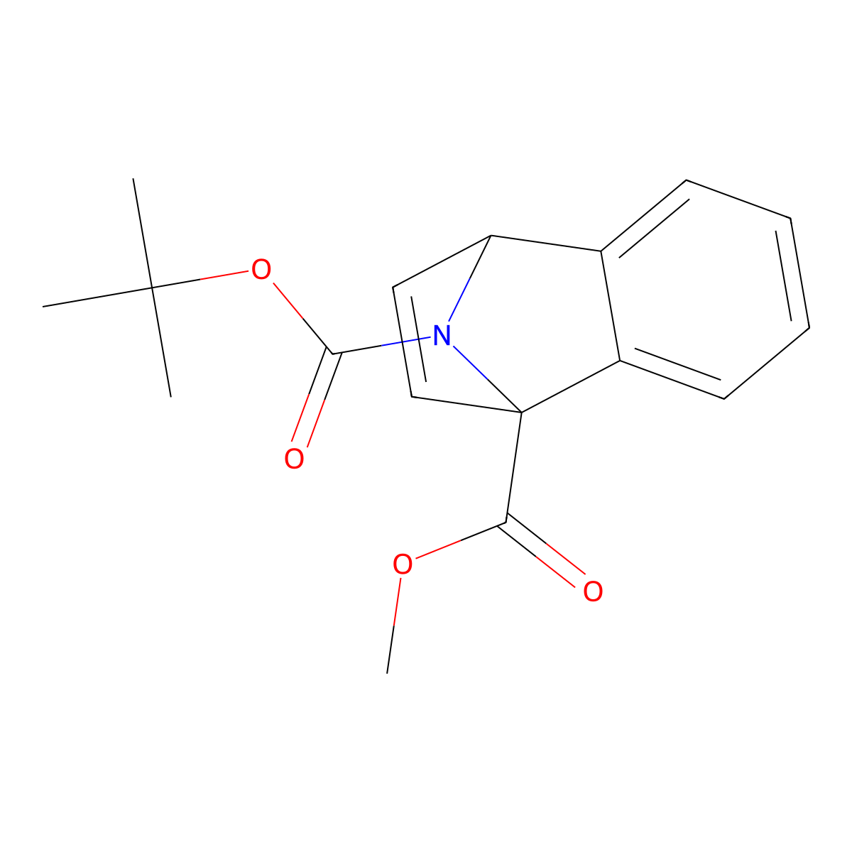 9-Tert-Butyl 1-Methyl 1,4-Dihydro-1,4-Epiminonaphthalene-1,9-Dicarboxylate molecular structure, CAS 2177266-56-5