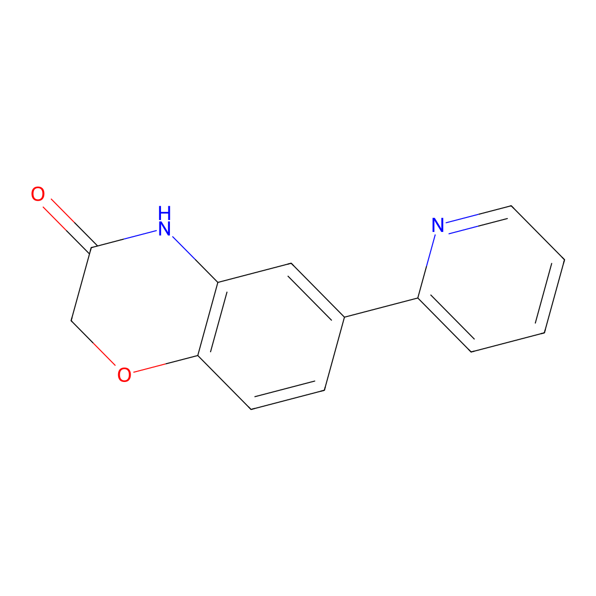 6-(Pyridin-2-YL)-2H-benzo[B][1,4]oxazin-3(4H)-one molecular structure, CAS 2177266-91-8