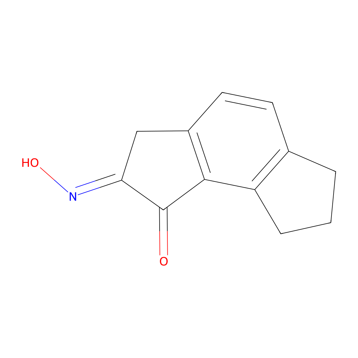 (E)-2-(hydroxyimino)-2,3,7,8-tetrahydro-as-indacen-1(6H)-one molecular structure, CAS 2177269-92-8
