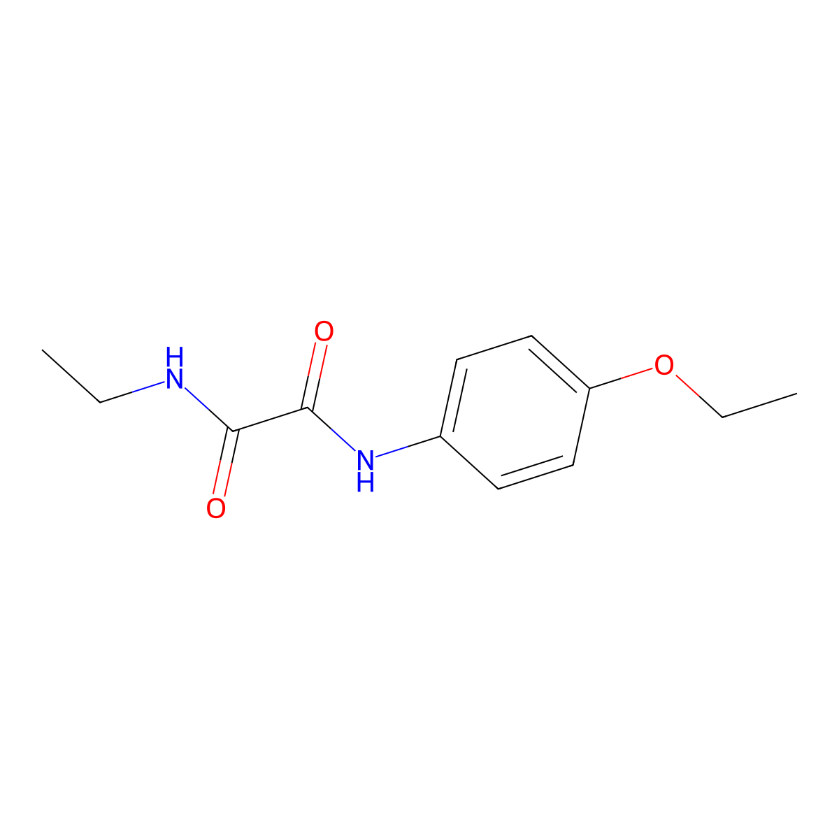 N-(4-ethoxyphenyl)-N'-ethylethanediamide molecular structure, CAS 21775-84-8