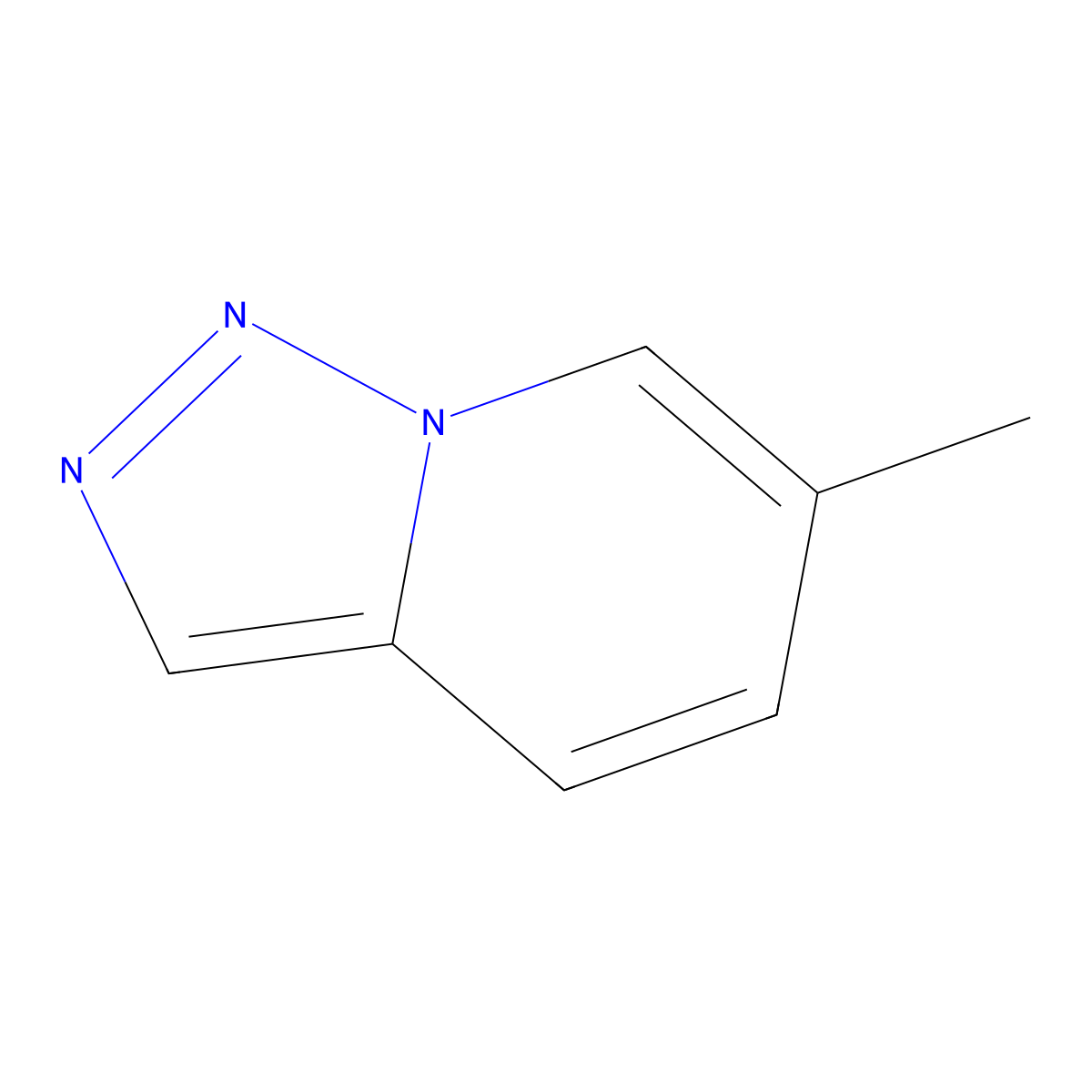 6-Methyl-[1,2,3]triazolo[1,5-a]pyridine molecular structure, CAS 21776-54-5