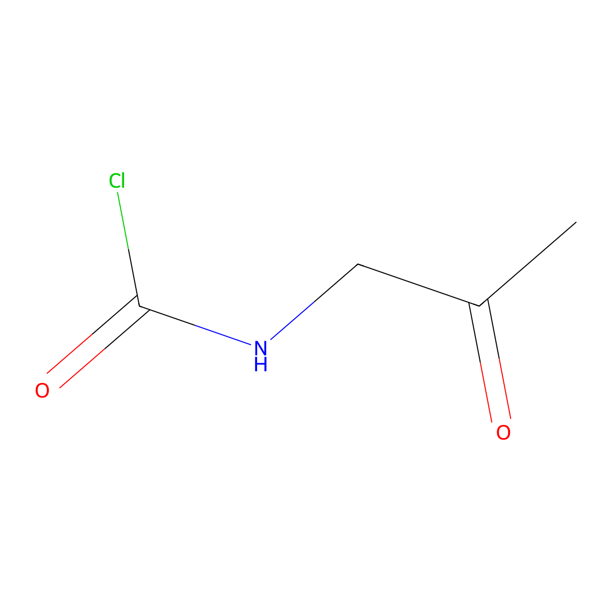 (2-Oxopropyl)carbamyl chloride molecular structure, CAS 21777-48-0
