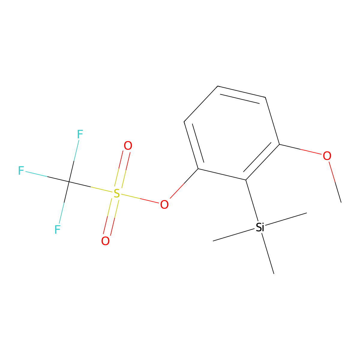 3-Methoxy-2-(trimethylsilyl)phenyl Trifluoromethanesulfonate molecular structure, CAS 217813-03-1