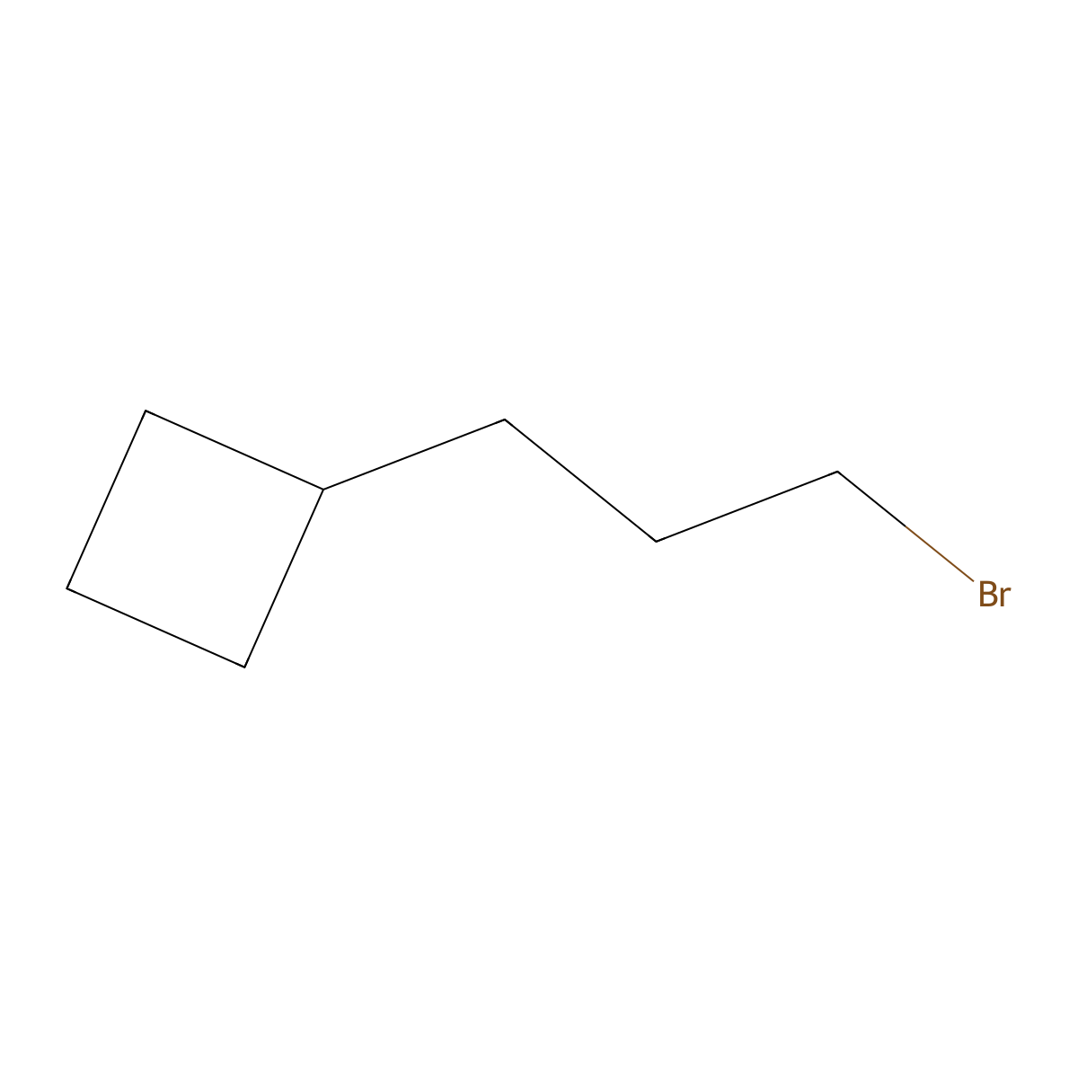 Cyclobutane, (3-bromopropyl)- molecular structure, CAS 21782-49-0