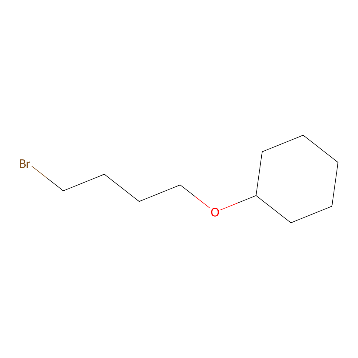 (4-Bromobutoxy)cyclohexane molecular structure, CAS 21782-58-1