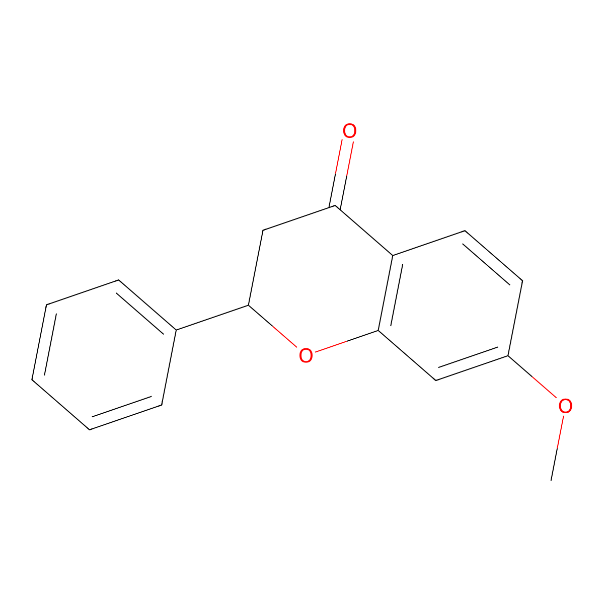 7-Methoxyflavanone molecular structure, CAS 21785-09-1