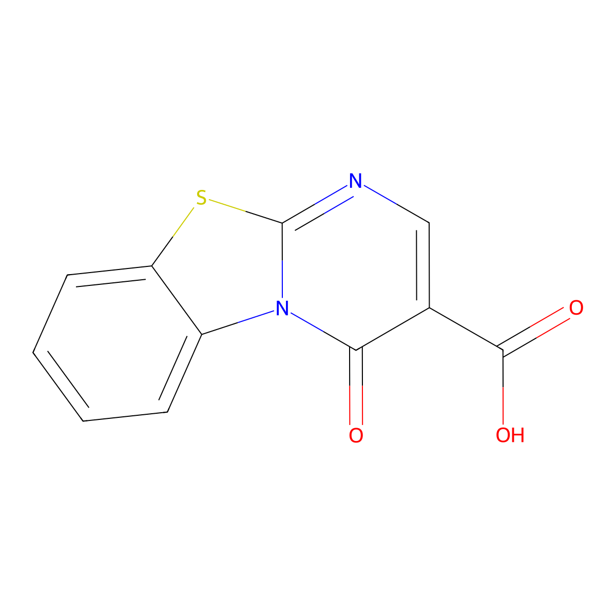 4-Oxo-4H-9-thia-1,4a-diaza-fluorene-3-carboxylic acid molecular structure, CAS 21786-97-0