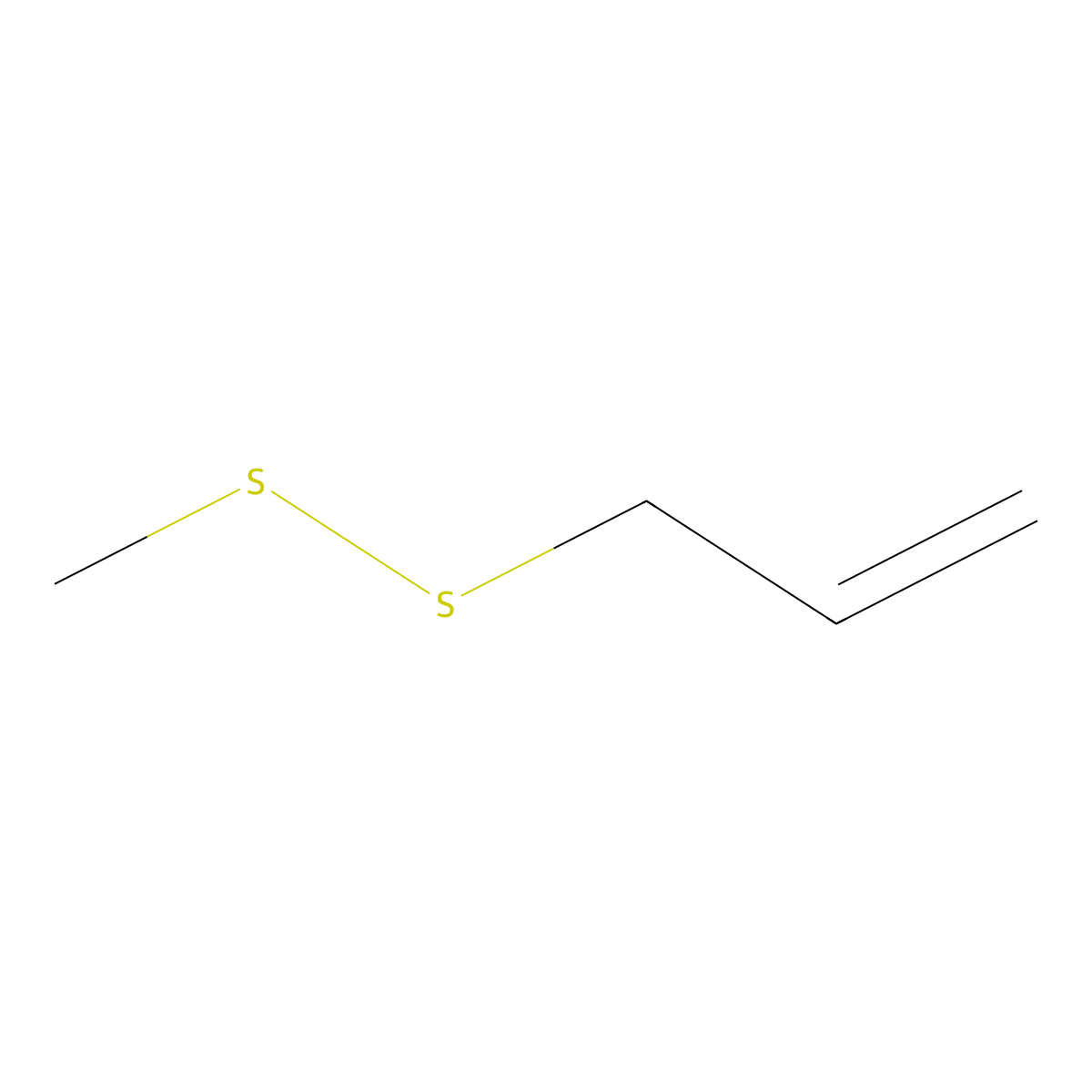 Allyl methyl disulfide molecular structure, CAS 2179-58-0