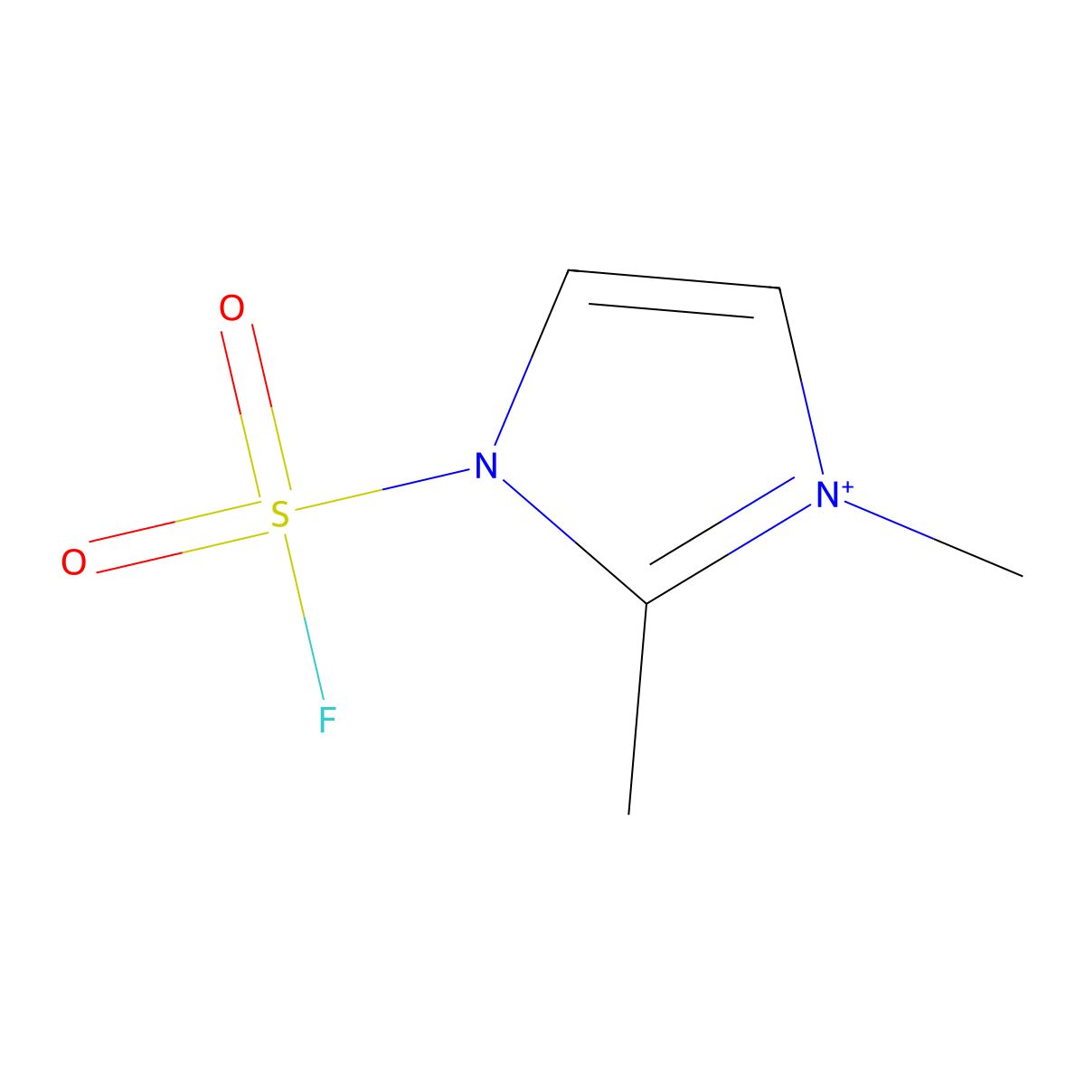 2,3-Dimethylimidazol-3-ium-1-sulfonyl fluoride molecular structure, CAS 2179072-32-1