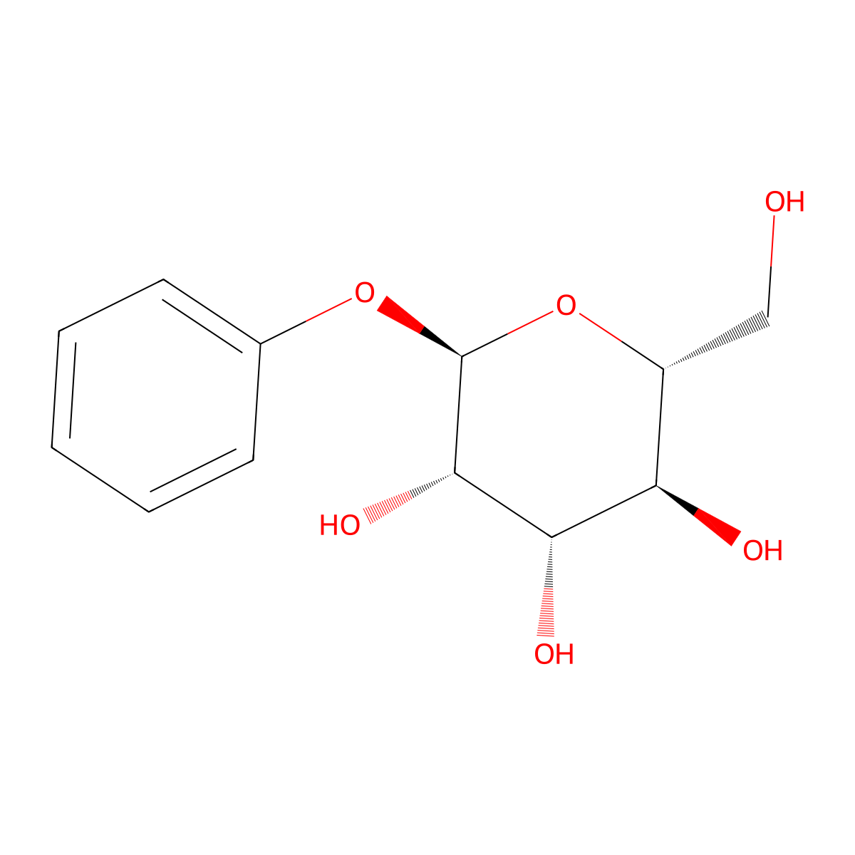 Phenyl alpha-D-mannopyranoside molecular structure, CAS 21797-50-2