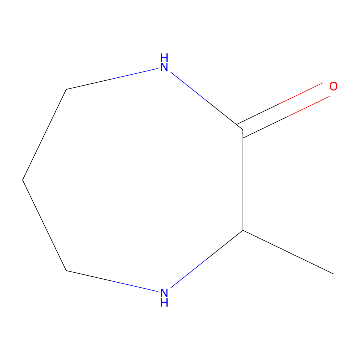 3-Methyl-1,4-diazepan-2-one molecular structure, CAS 217973-05-2
