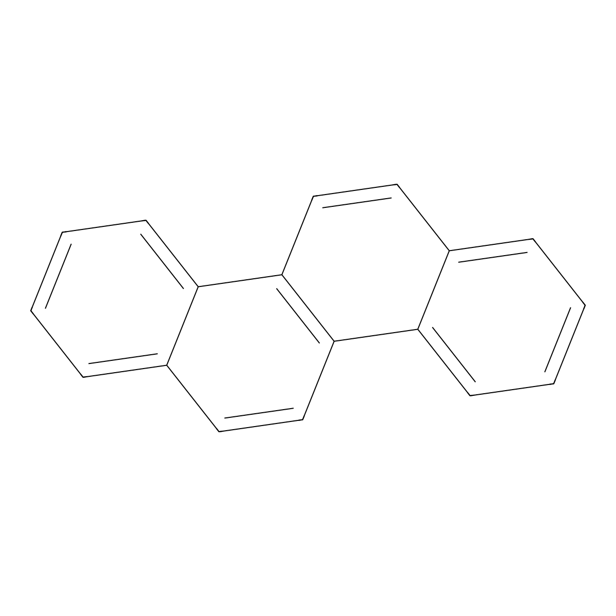Chrysene molecular structure, CAS 218-01-9