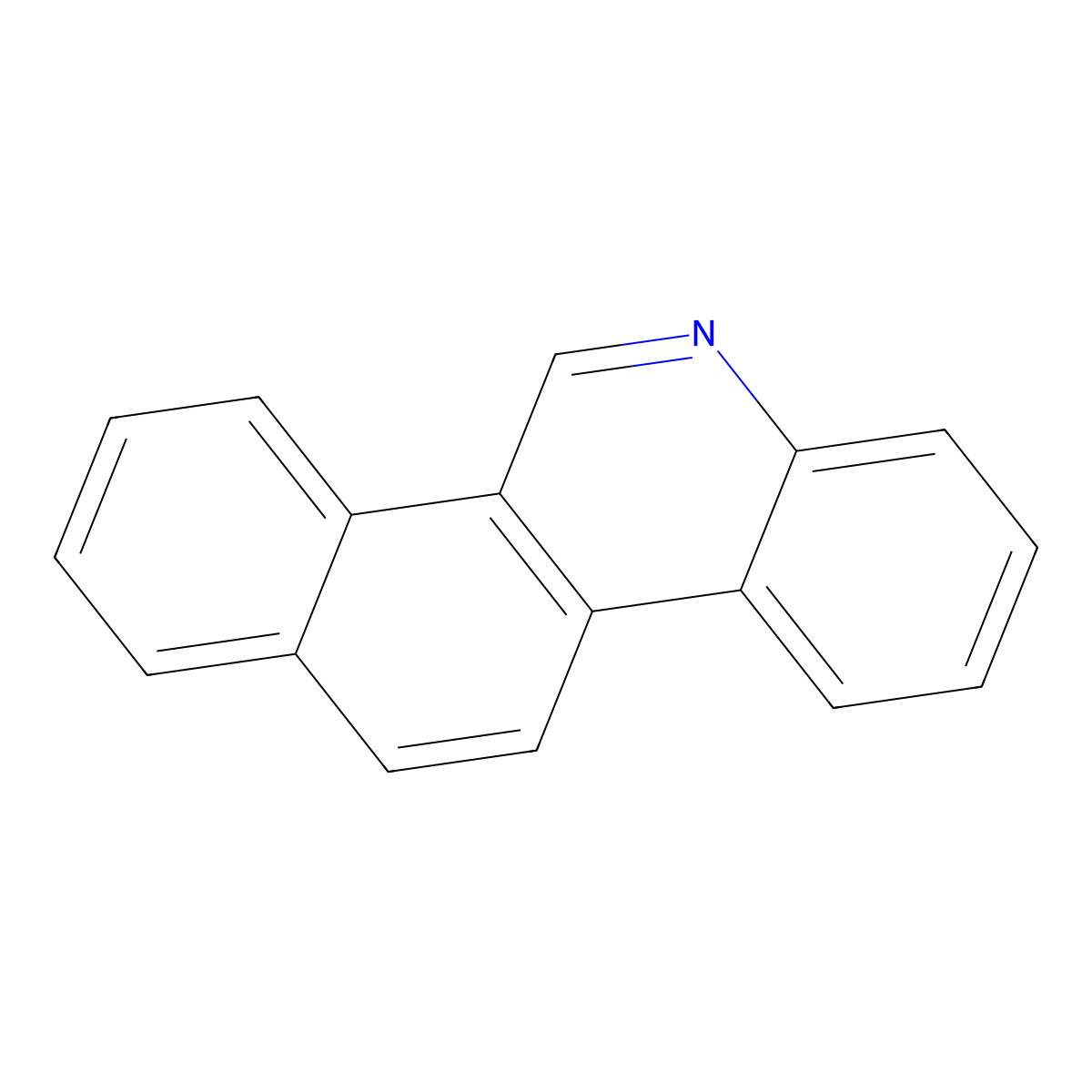 Benzo[i]phenanthridine molecular structure, CAS 218-16-6