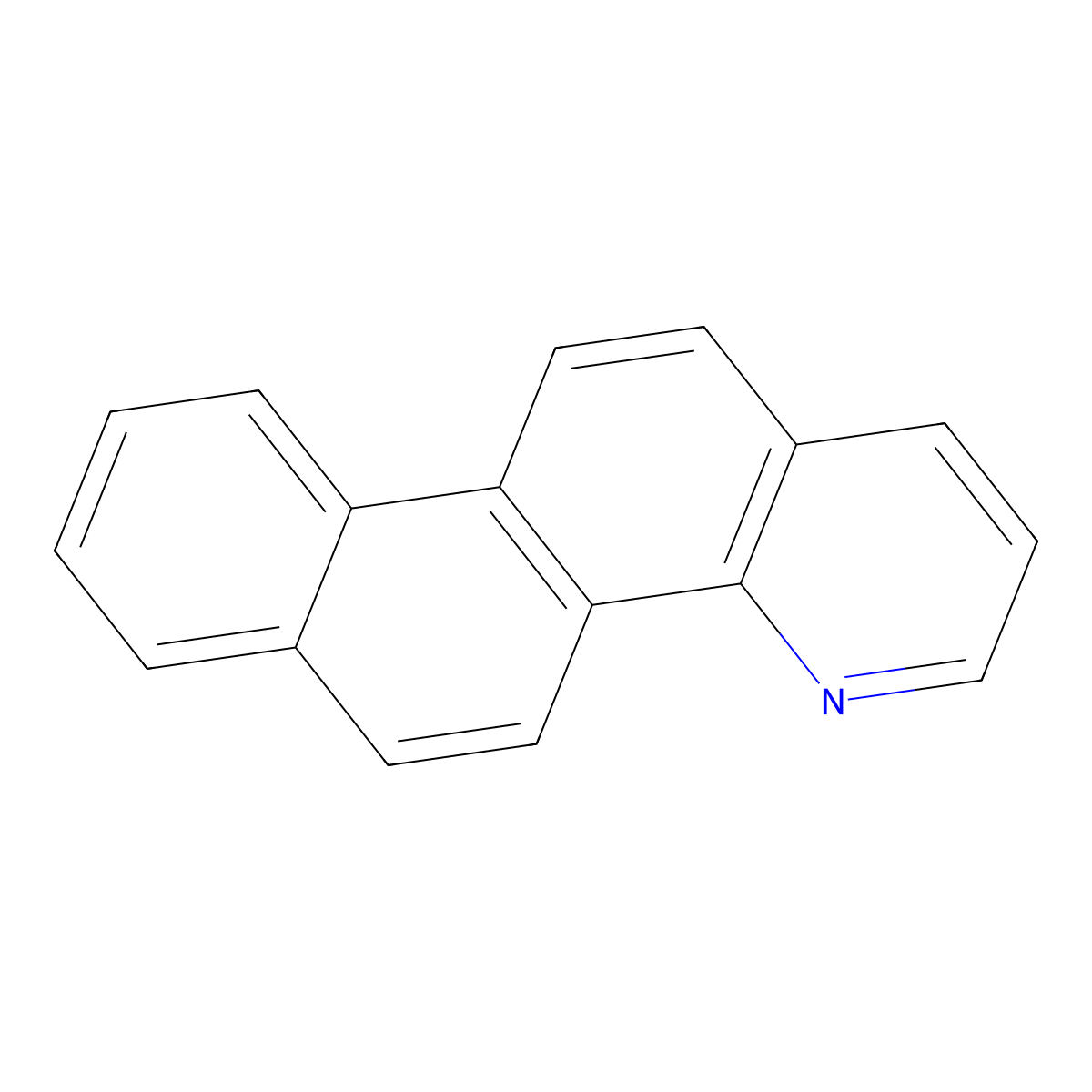 4-Azachrysene molecular structure, CAS 218-19-9
