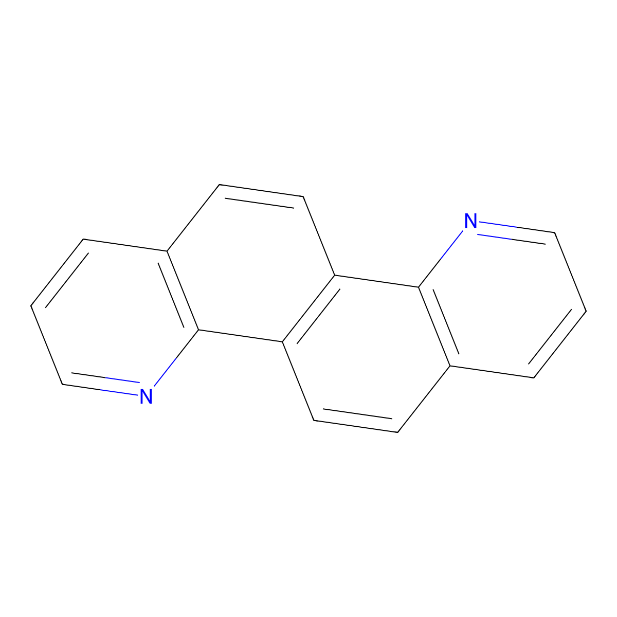 4,10-Diazachrysene molecular structure, CAS 218-34-8