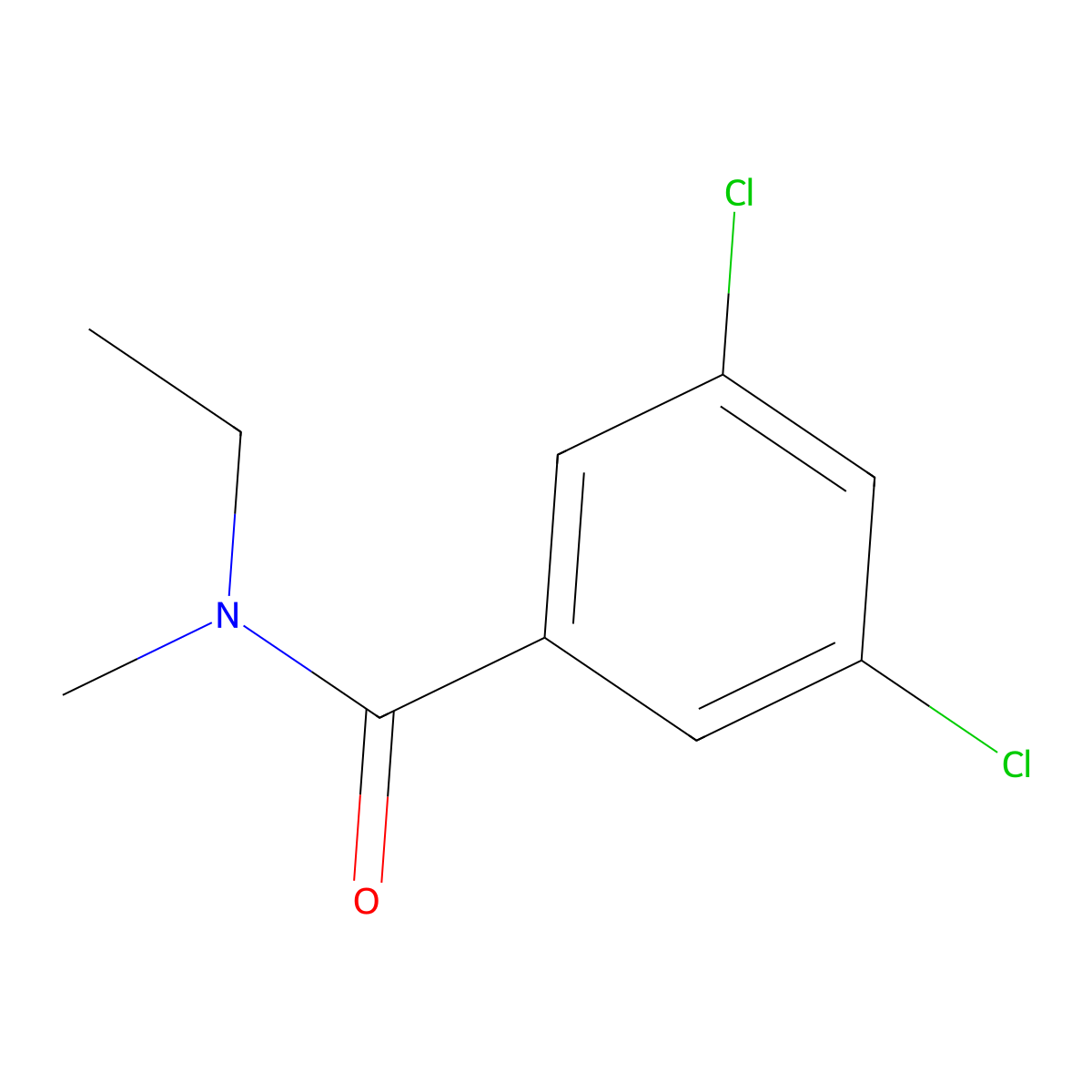3,5-Dichloro-N-ethyl-N-methylbenzamide molecular structure, CAS 2180602-25-7
