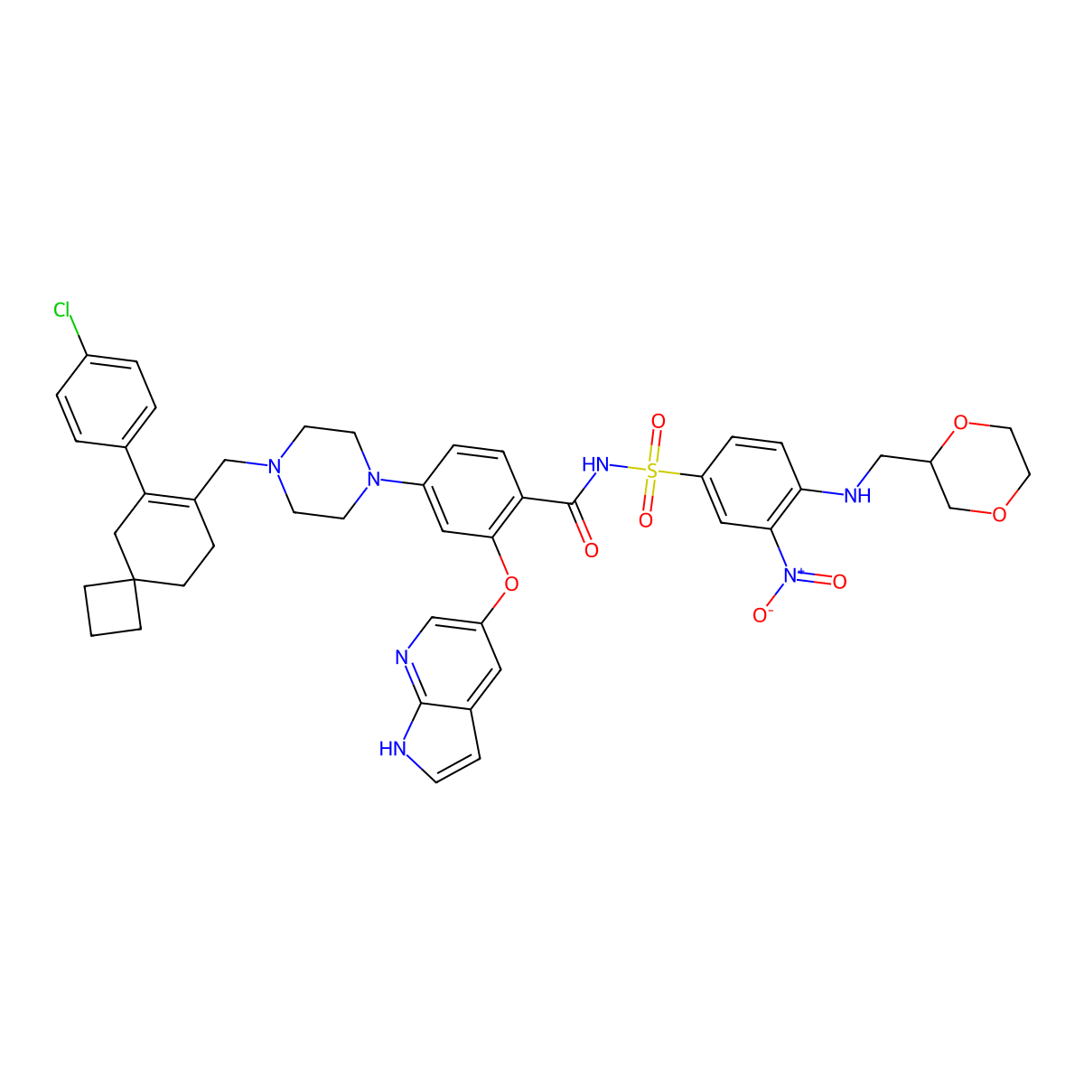 Lisaftoclax molecular structure, CAS 2180923-05-9
