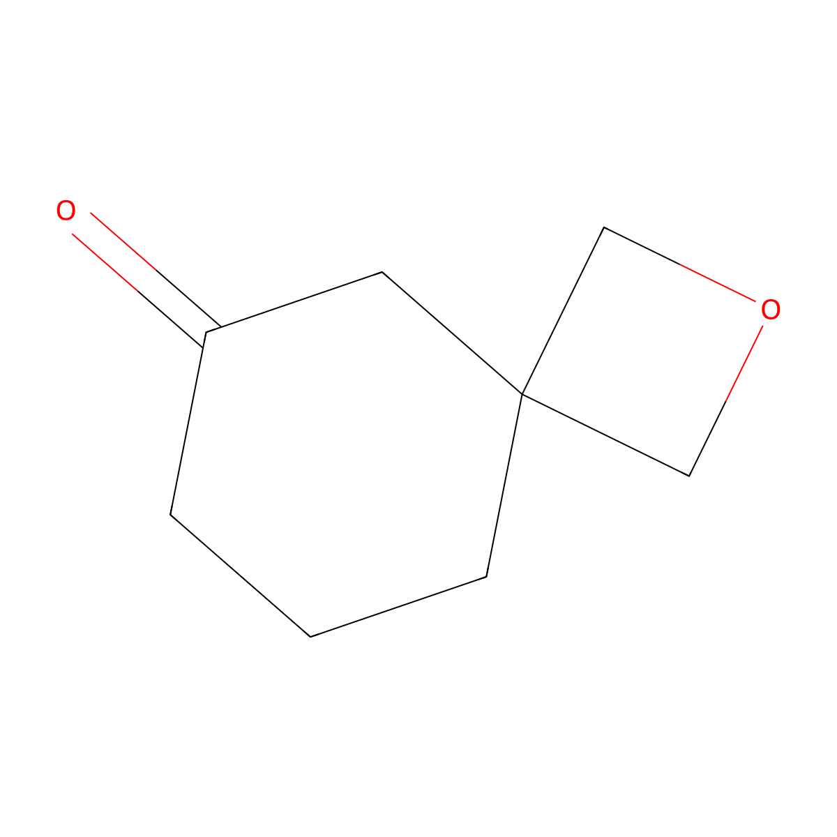 2-Oxaspiro[3.5]nonan-6-one molecular structure, CAS 2180923-78-6