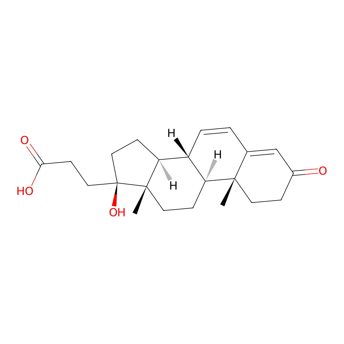 Canrenoic Acid molecular structure, CAS 2181-04-6