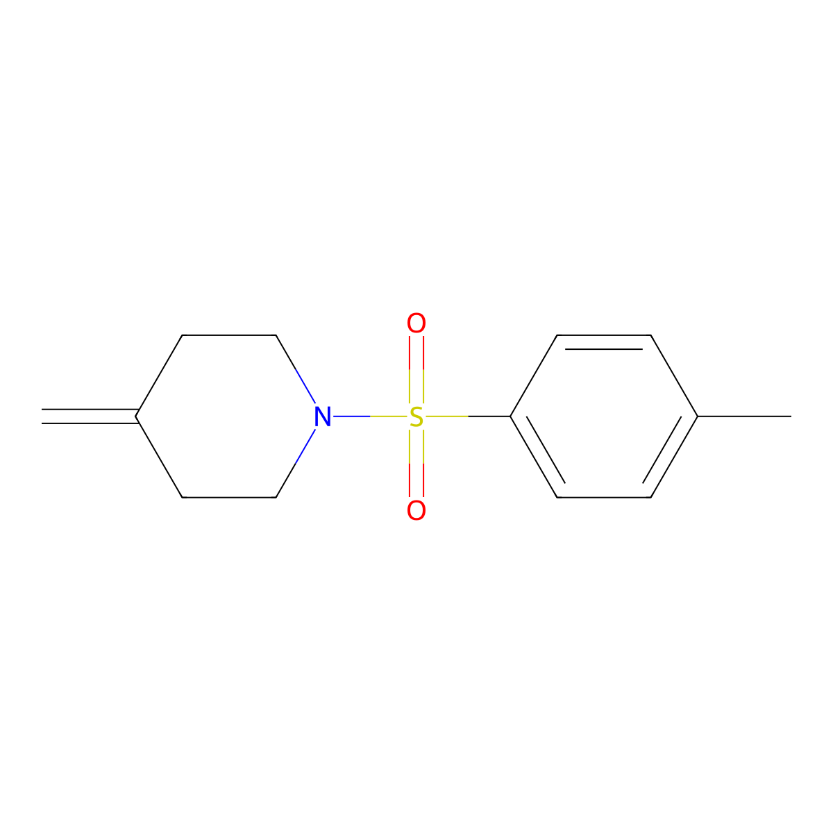1-(4-Methylbenzenesulfonyl)-4-methylidenepiperidine molecular structure, CAS 2181-21-7
